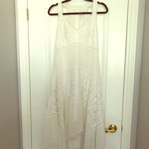 White delicate dress